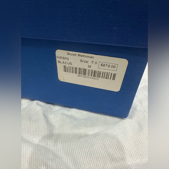 Stuart Weitzman Black Suede Kirstie 90 Over-the-knee Boots Size 7 - Picture 9 of 9